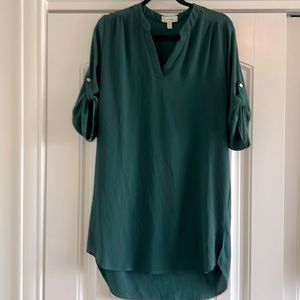 Hunter Green long tunic - L